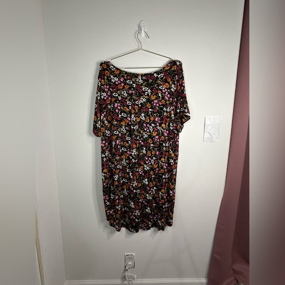 Tahari Women’s Plus Size 3X Floral High-Low Tunic Top Dress - Boho Chic - Picture 5 of 9